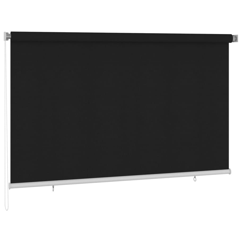 Udendørs rullegardin 240x140 cm sort