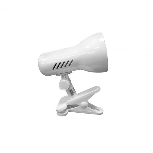 Skrivebordslampe med klemme EDM Galaxy 32001 - Hvid, metal, E27 (60 W)