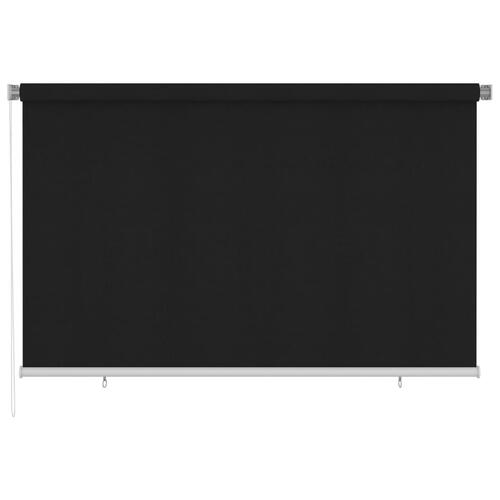 Udendørs rullegardin 240x140 cm sort