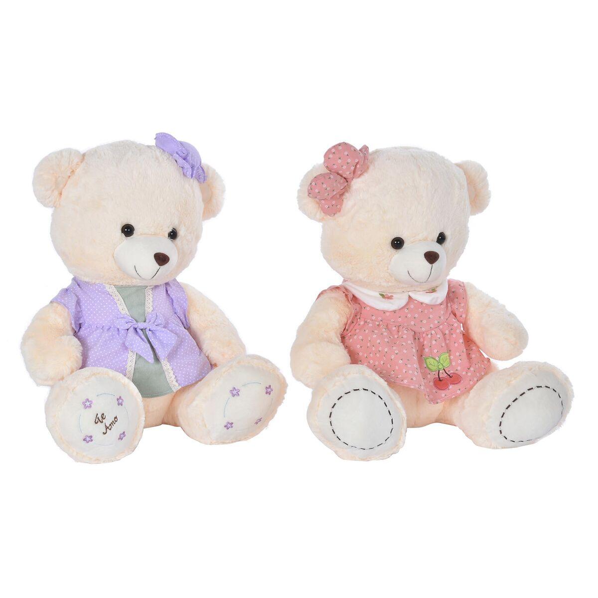 Bjørnebamse Kjole 42 X 20 X 50 Cm Beige Pink Syren Børns Bjørn 2 Enheder
