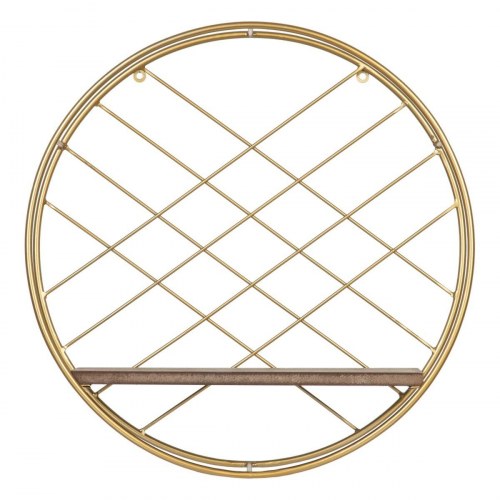 Hylder Natur Gylden Metal Træ 43 x 13 x 43 cm