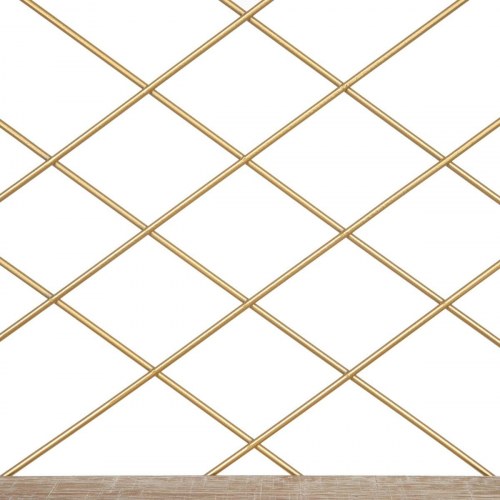 Hylder Natur Gylden Metal Træ 43 x 13 x 43 cm