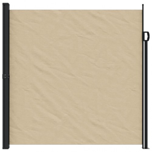 Sammenrullelig sidemarkise 200 × 500 cm - beige