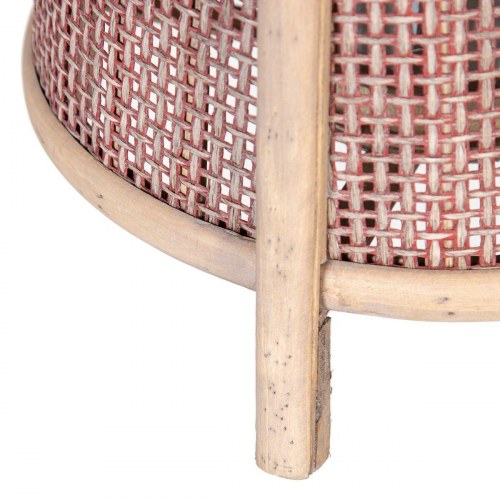 Laantarn Lyseholder Brun Naturlig fiber 33 x 33 x 44 cm