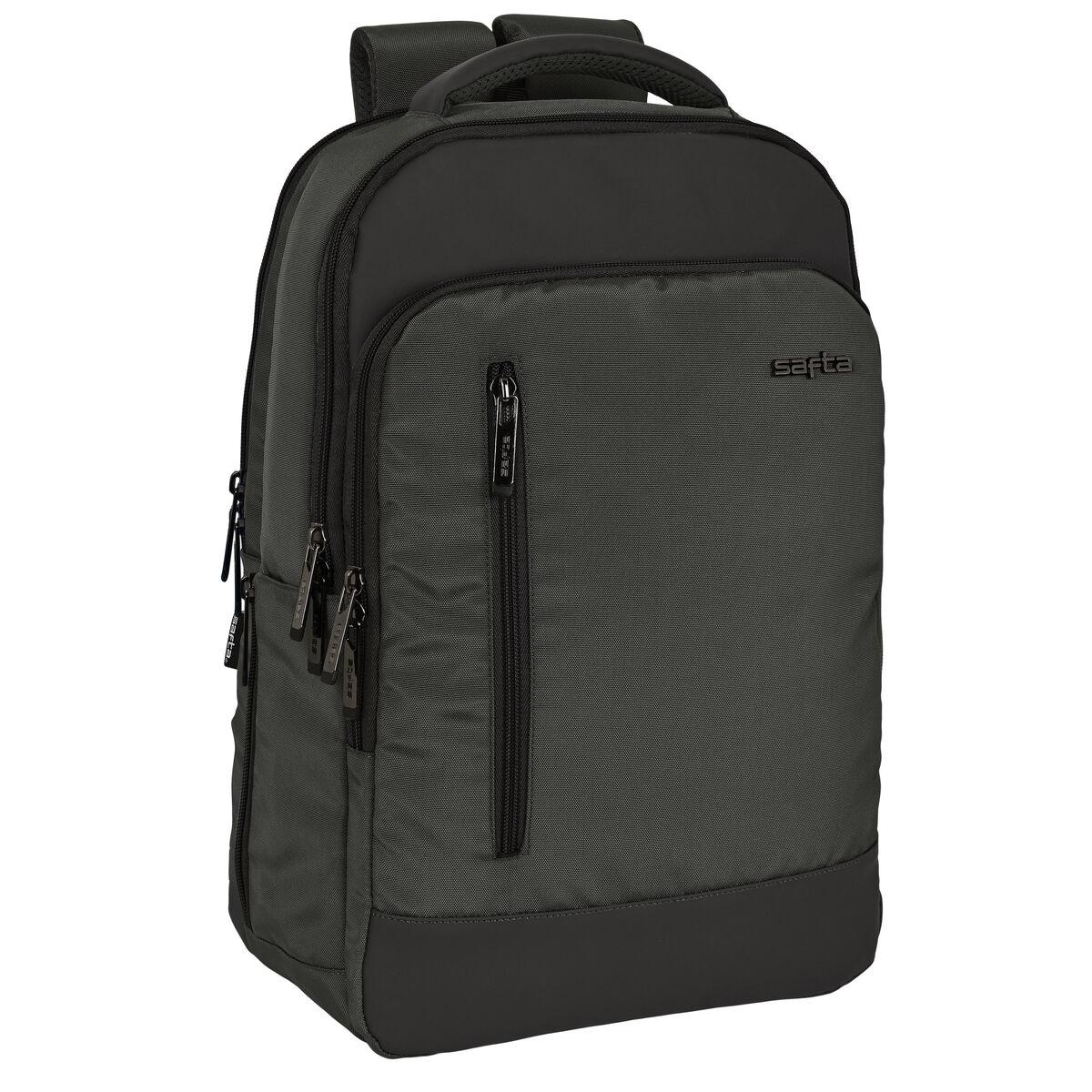 Safta Business rygsæk til bærbar og tablet med USB - grå, 29 × 44 × 15 cm
