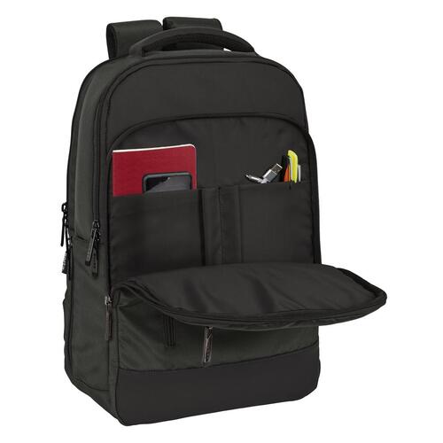 Safta Business rygsæk til bærbar og tablet med USB - grå, 29 × 44 × 15 cm