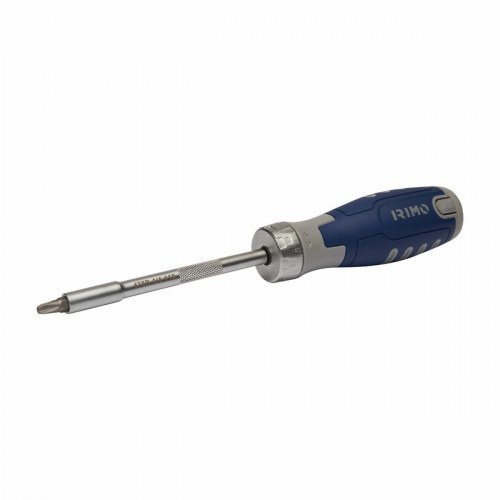 Irimo skruetrækker med carraca-nøgle 1/4" - 3 positioner, 12 dele