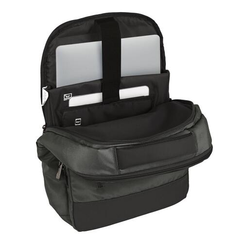 Safta Business rygsæk til bærbar og tablet med USB - grå, 29 × 44 × 15 cm