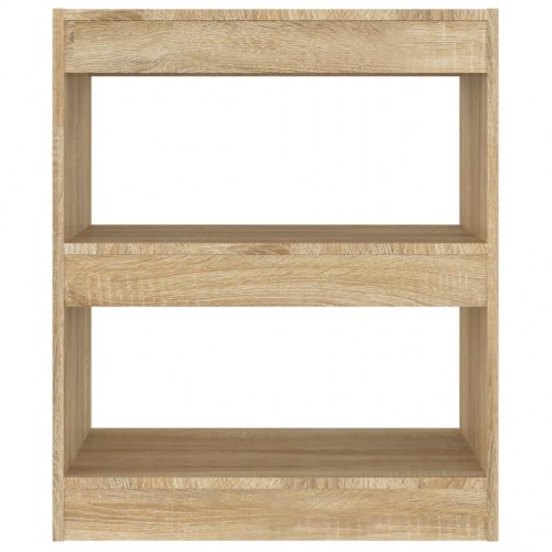 Bogreol/rumdeler 60 x 30 x 72 cm - sonoma-eg