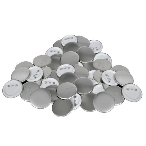 Badgemaskine med 500 knapdele med nål bagpå drejematrice 44 mm