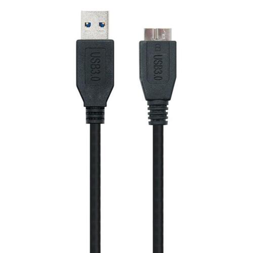 USB 3.0 A til mikro USB B-kabel NANOCABLE 10.01.110-BK 2 m