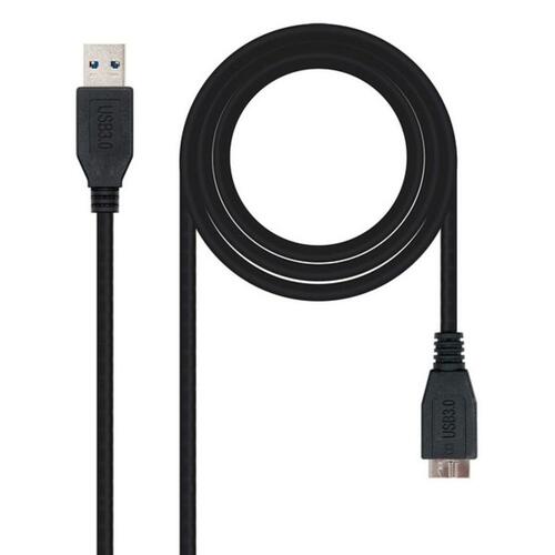 USB 3.0 A til mikro USB B-kabel NANOCABLE 10.01.110-BK 2 m