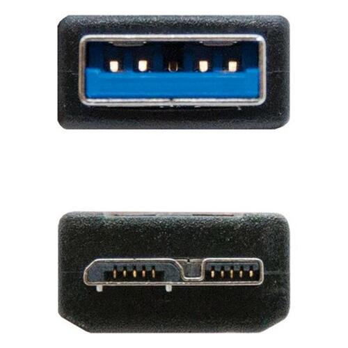 USB 3.0 A til mikro USB B-kabel NANOCABLE 10.01.110-BK 2 m