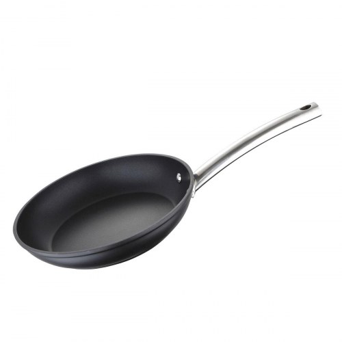 Masterpro stegepande Q2529, sort, Ø 30 cm - smedet aluminium