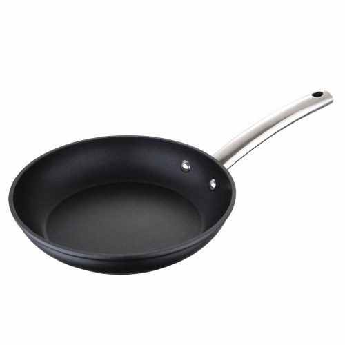 Masterpro stegepande Q2529, sort, Ø 30 cm - smedet aluminium