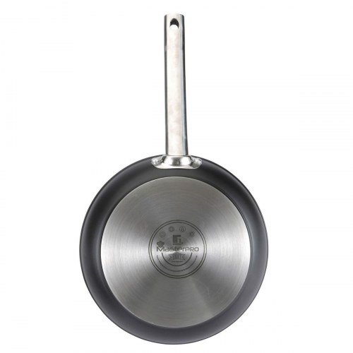 Masterpro stegepande Q2529, sort, Ø 30 cm - smedet aluminium