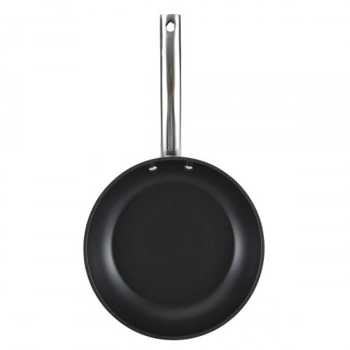 Masterpro stegepande Q2529, sort, Ø 30 cm - smedet aluminium