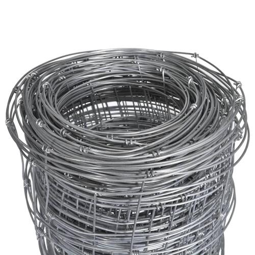 Havehegn 50x0,8 m galvaniseret stål sølvfarvet