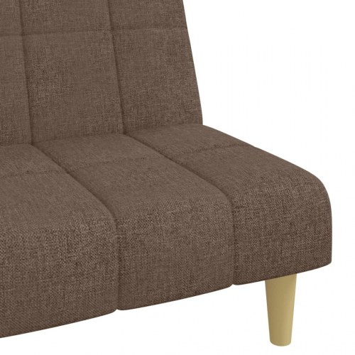 2-personers sovesofa i stof - gråbrun daybed