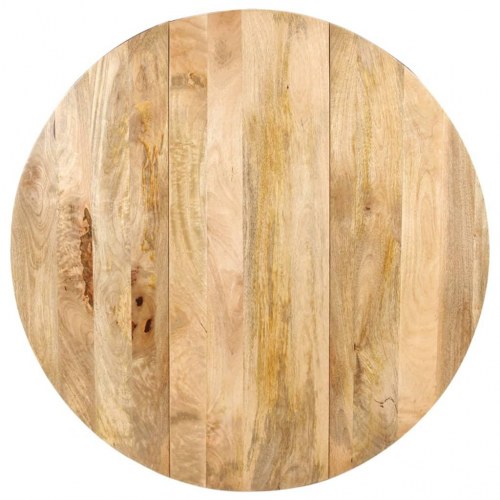 Spisebord rundt 110x76 cm massivt mangotræ