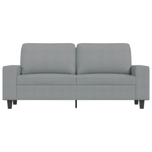 2-personers sofa 140 cm i stof - lysegrå