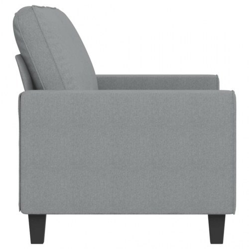 2-personers sofa 140 cm i stof - lysegrå