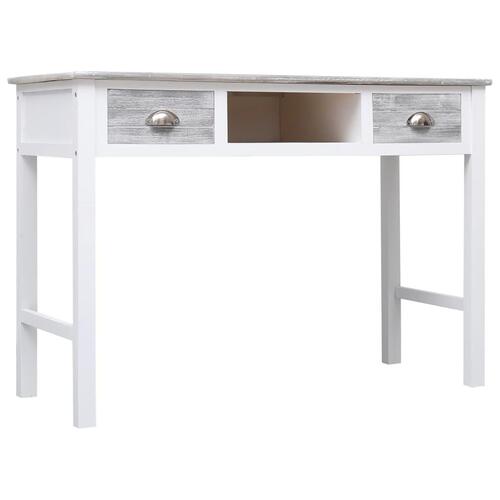 Skrivebord 110 x 45 x 76 cm træ grå