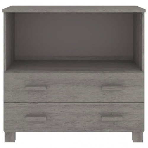 Skænk HAMAR 85 x 35 x 80 cm - lysegrå
