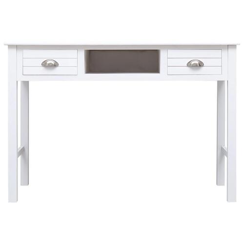 Skrivebord 110 x 45 x 76 cm træ hvid