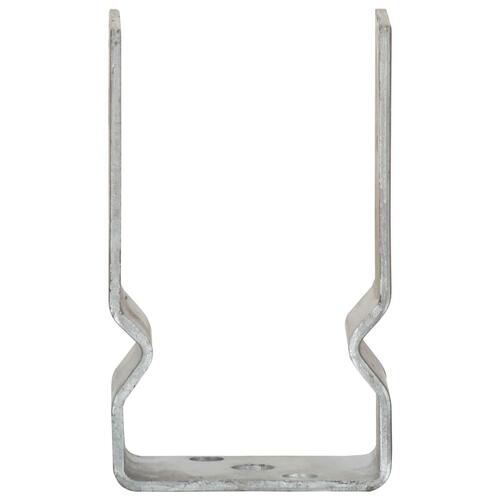 Jordankre 6 stk. 8x6x15 cm galvaniseret stål sølvfarvet