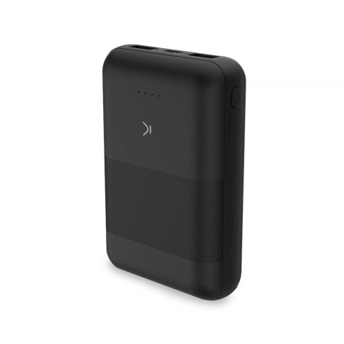 KSIX powerbank 10.000 mAh - sort