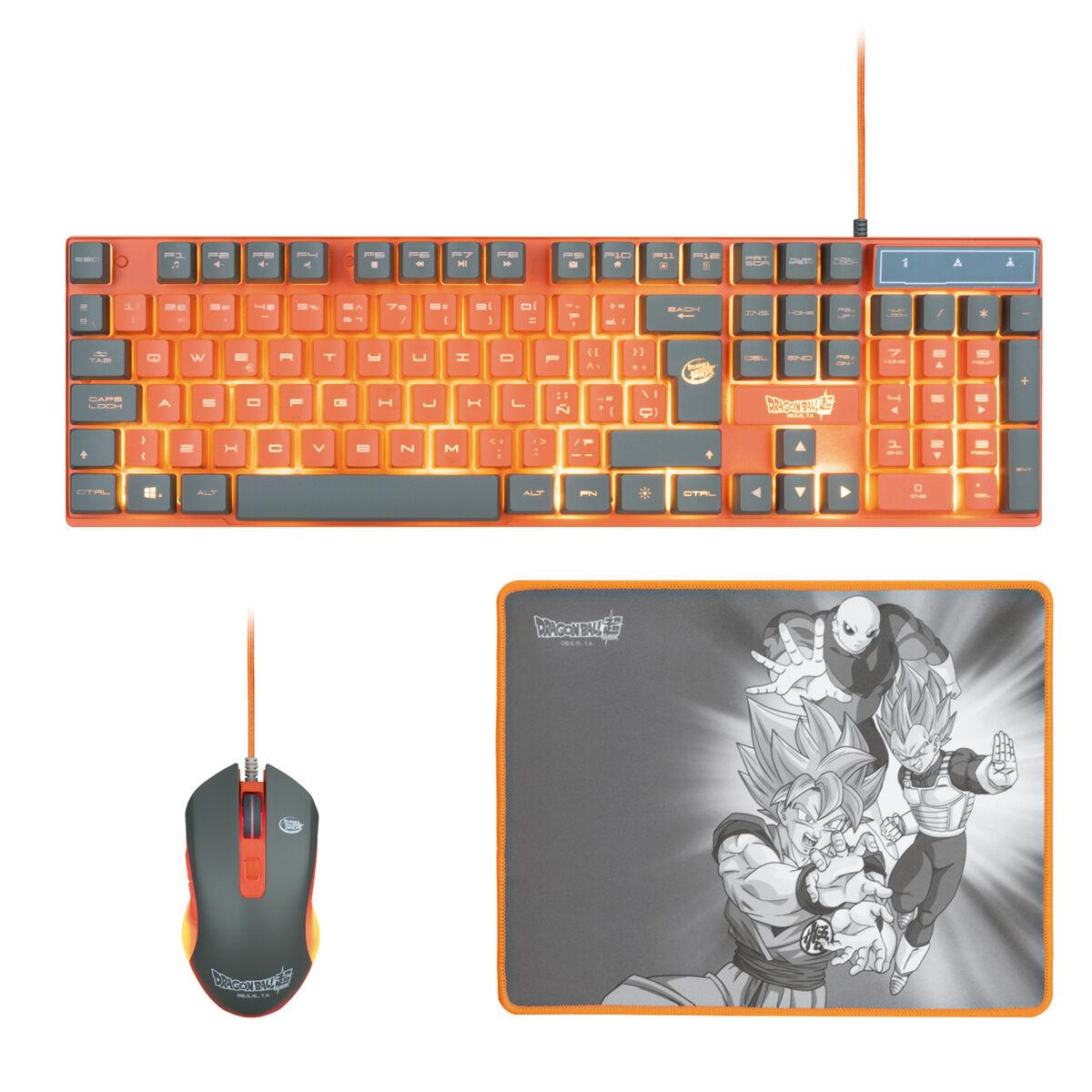 Pakkegaming Tec Dragon Ball Spansk Qwerty