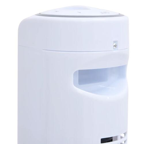 Tårnventilator med timer Φ24x80 cm hvid