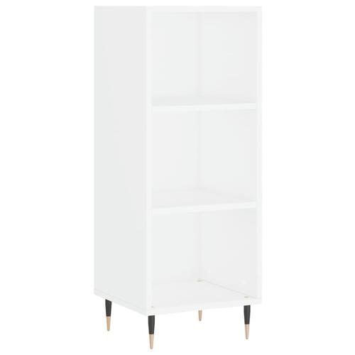 Skænk 34,5x32,5x90 cm konstrueret træ hvid