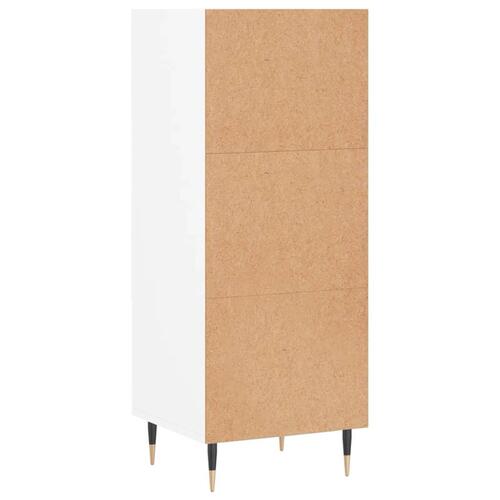 Skænk 34,5x32,5x90 cm konstrueret træ hvid