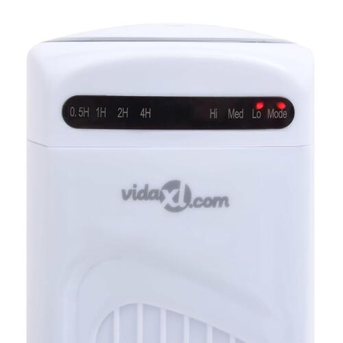 Tårnventilator med fjernbetjening og timer Φ24x80 cm hvid