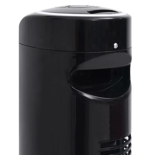 Tårnventilator med fjernbetjening og timer Φ24x80 cm sort