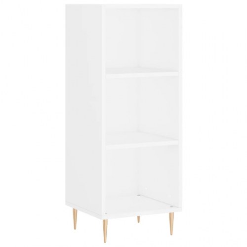 Skænk 34,5x32,5x90 cm konstrueret træ hvid