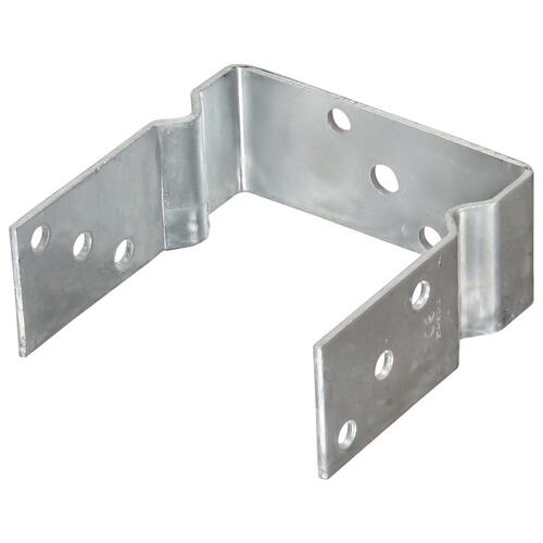 Jordankre 6 stk. 14x6x15 cm galvaniseret stål sølvfarvet