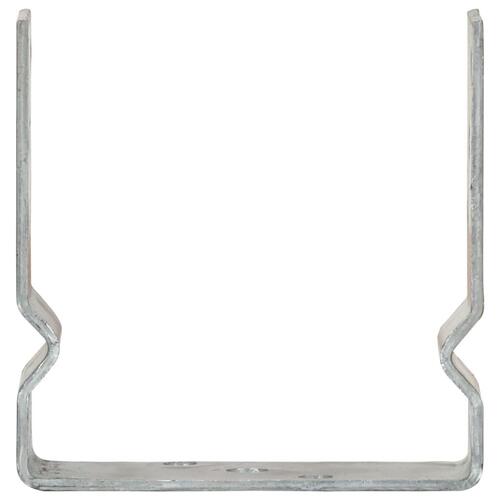 Jordankre 6 stk. 14x6x15 cm galvaniseret stål sølvfarvet