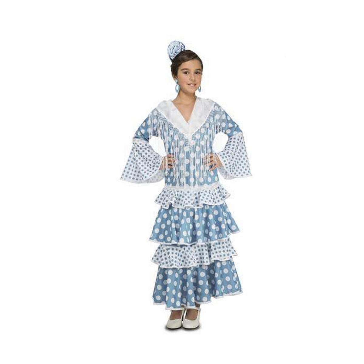 Guadalquivir flamenco-kostume til børn 10-12 år