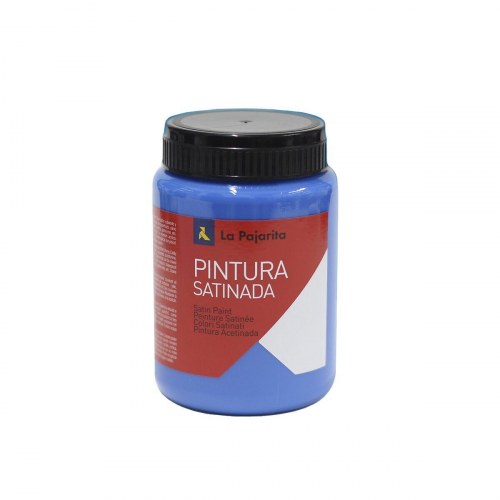 La Pajarita tempera-maling - Cyan, satin, 375 ml