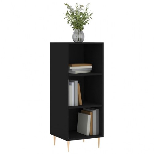 Skænk 34,5 × 32,5 × 90 cm i konstrueret træ - sort