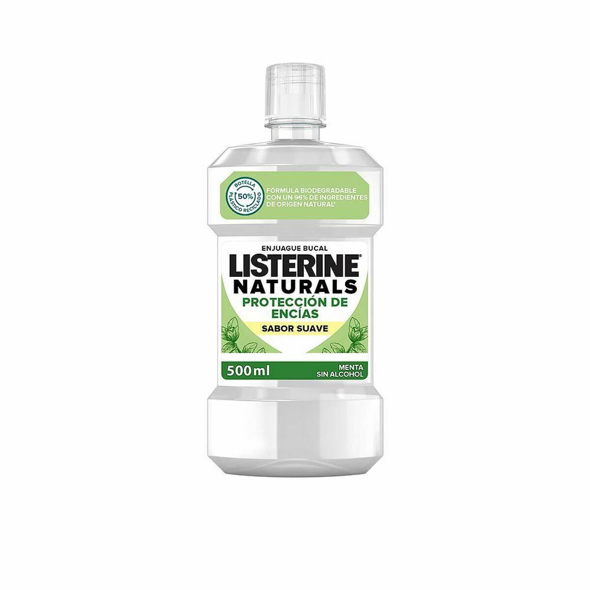 Mundskyl Listerine Naturals - Sundt tandkød, mint 500 ml