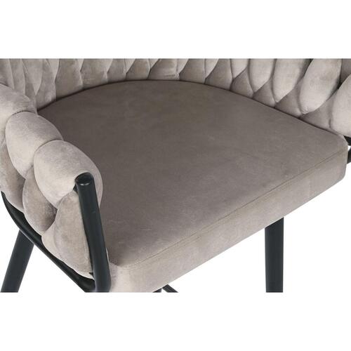 Taburet Sort Beige Metal 61 x 52 x 101 cm