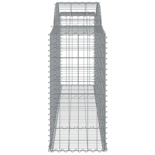 Buede gabionkurve - 5 stk. 300×50×100/120 cm i galvaniseret jern