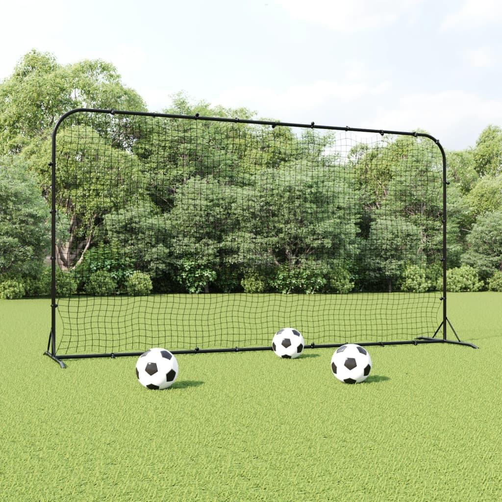 Fodbold Rebounder 366x90x183 Hdpe Sort
