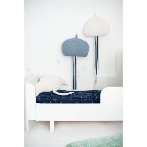 Bamse Crochetts OCÉANO Blå Hvid Manta Medusa 40 x 95 x 8 cm 3 Dele