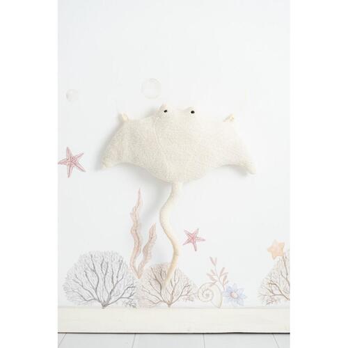 Bamse Crochetts OCÉANO Blå Hvid Manta Medusa 40 x 95 x 8 cm 3 Dele