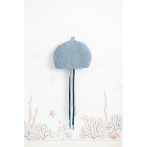 Bamse Crochetts OCÉANO Blå Hvid Manta Medusa 40 x 95 x 8 cm 3 Dele